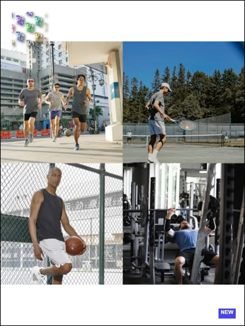 Men's Quick-Dry Athletic Shorts with Zippered Pockets